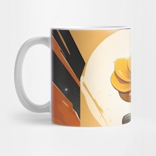 Yellow Flowers On Mars Mug